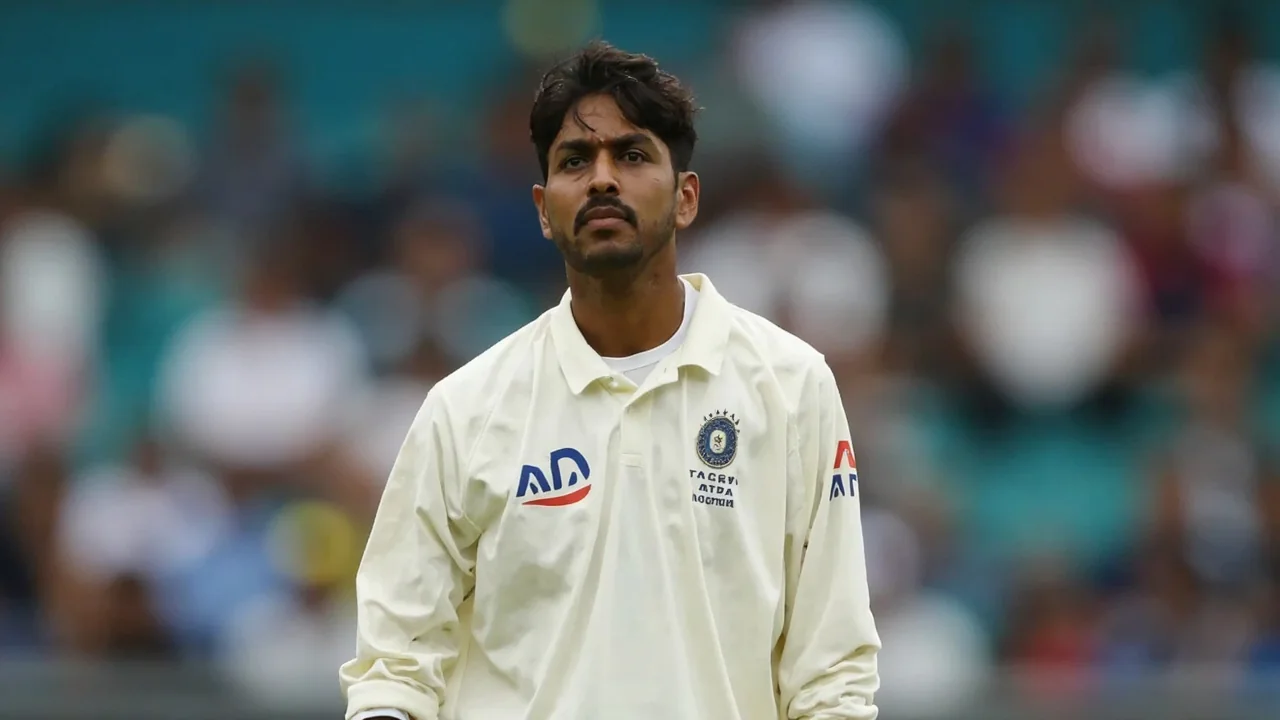 Close editorial frame of a left-arm spinner in delivery stride during a Test session, used to frame the spin match-up that anchors the captaincy decision in Colombo
